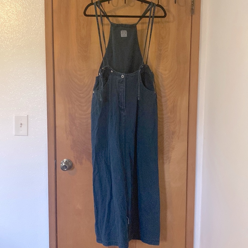 Best Basics Cover Double Strap Denim Dress